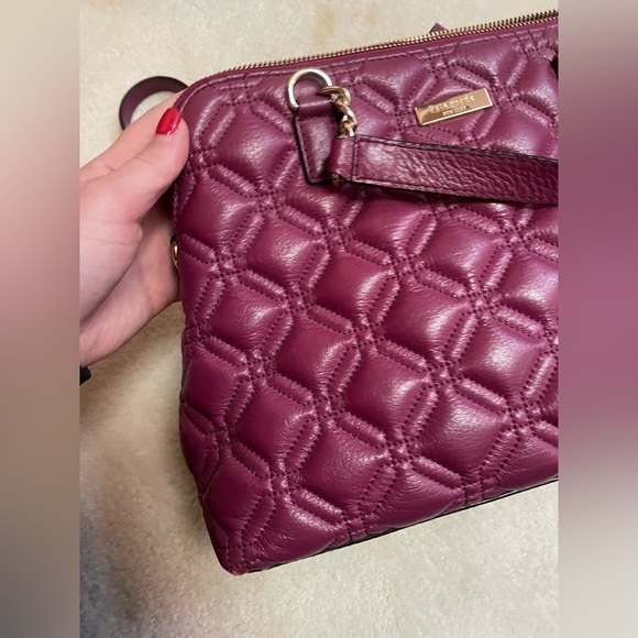 Kate Spade Like New Burgundy Handbag - Picture 3 of 14